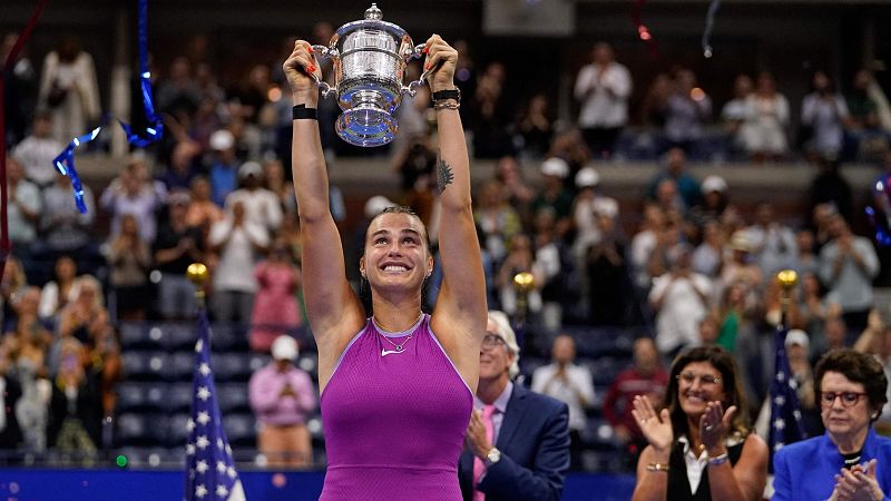 Sabalenka se proclama campeona del US Open por primera vez en su carrera tras imponerse en la final a Pegula