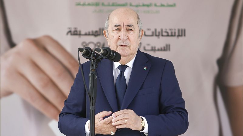 Tebboune revalida su segundo mandato como presidente de Argelia tras ganar sin sorpresas las elecciones anticipadas