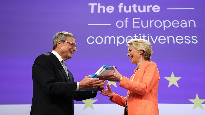 Draghi avisa de que la UE necesita un aumento "masivo" de inversiones para cerrar la brecha con China y EE.UU.