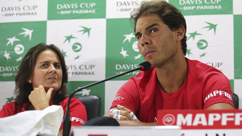 Conchita Martínez, ilusionada con ver a Rafa Nadal en las Finales de la Davis: "Sería la gran fiesta"