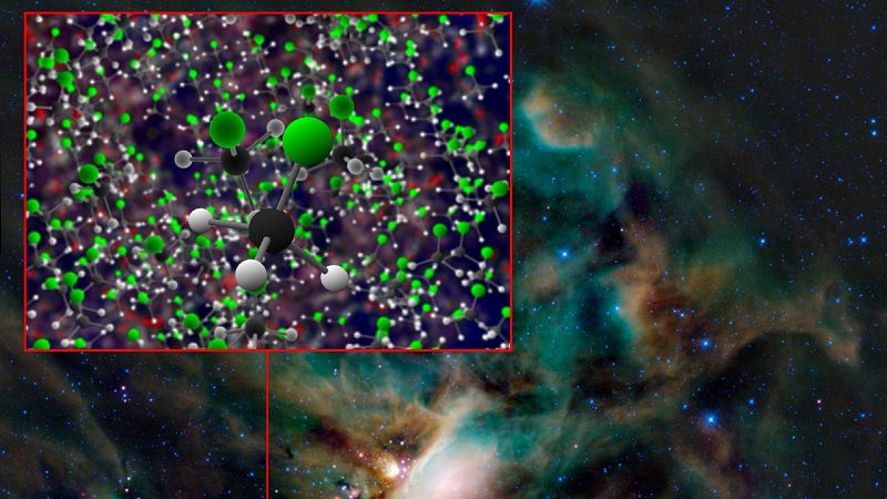 Astrónomos detectan por primera vez cloruro de metilo en el espacio interestelar