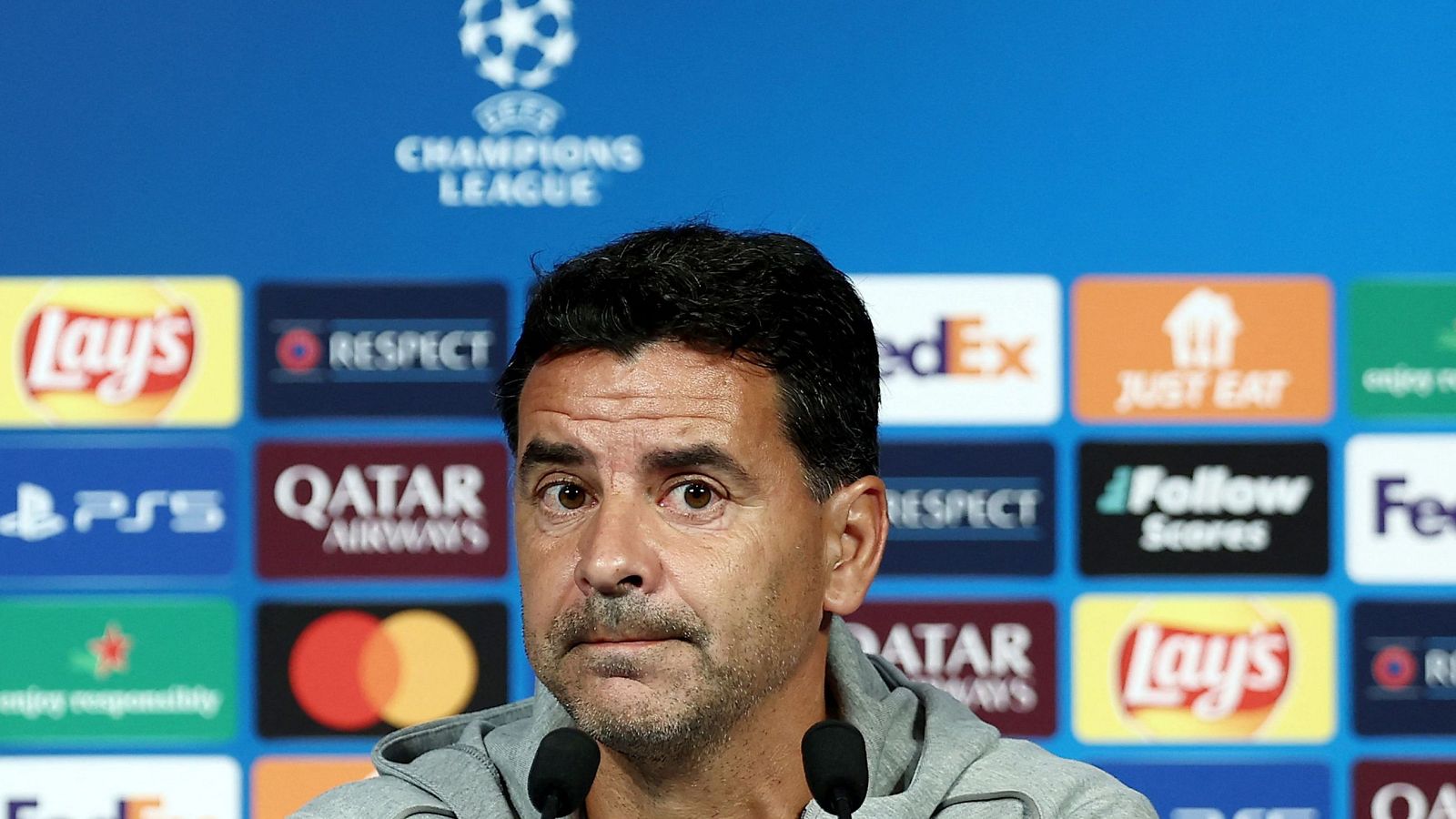 Míchel: "La Champions no nos sacará del foco del Girona, la Liga" - Champions League | Ver
