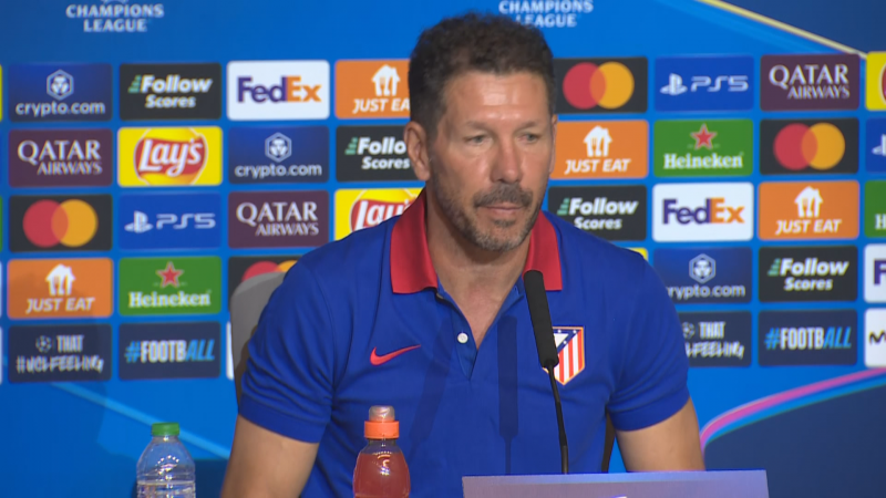 Diego Simeone se 'viste' de Luis Aragonés ante el estreno en Champions: "Hay que ganar"