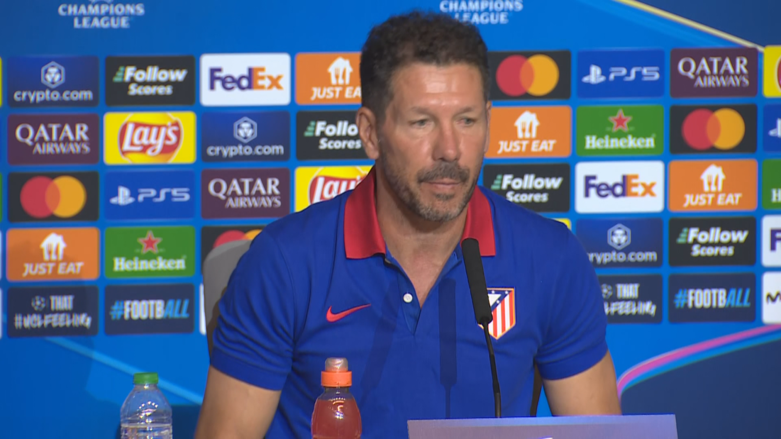 Atlético de Madrid - Leipzig, Champions: rueda de prensa Simeone - Fútbol | Ver