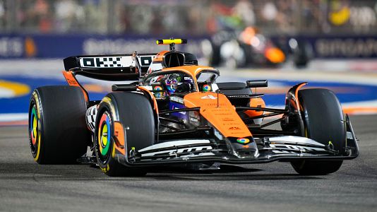 Lando Norris (McLaren), en el GP de Singapur