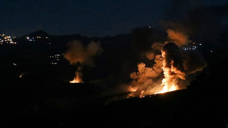 Israel bombardea en el Líbano un centenar de lanzadores de misiles de Hizbulá