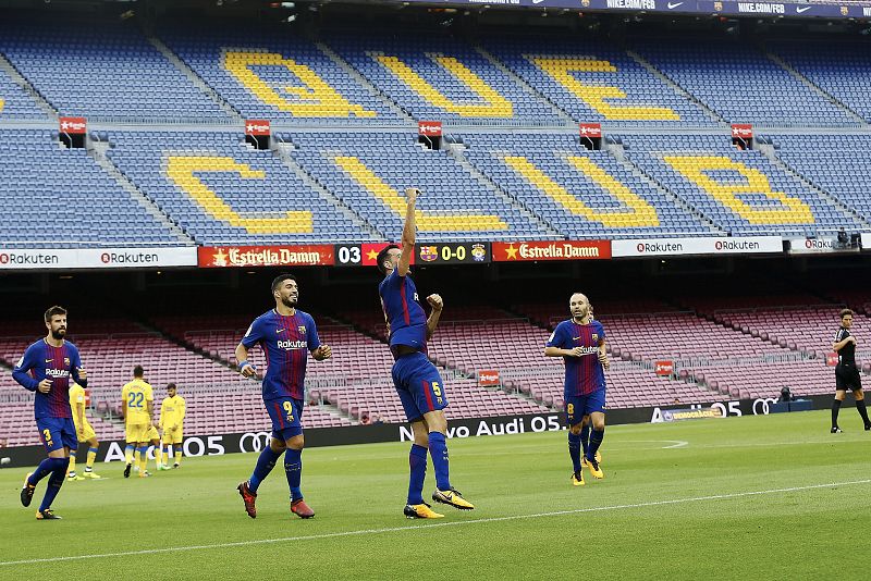 LaLiga denuncia al Barça por jugar a puerta cerrada ante Las Palmas