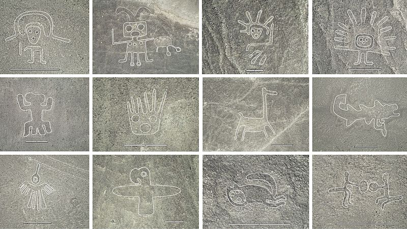 Descubren más de 300 geoglifos con inteligencia artificial en la Pampa de Nasca, Perú