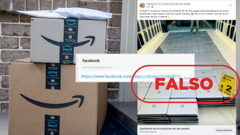 Amazon no vende portátiles HP a dos euros en esta web, es un fraude