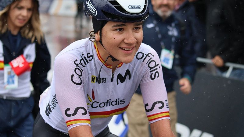 Paula Ostiz, plata en el Mundial de ciclismo juvenil