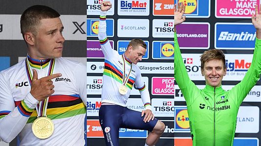 'Superduelo' Evenepoel, Van der Poel, Pogacar por el maillot arcoiris