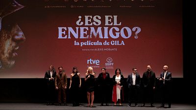 Premiere de 'Es el enemigo? La pelcula de Gila' en el Festival de San Sebastin