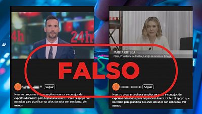 RTVE no promociona un proyecto financiero junto a Marta Ortega, es un vdeo 'deepfake'