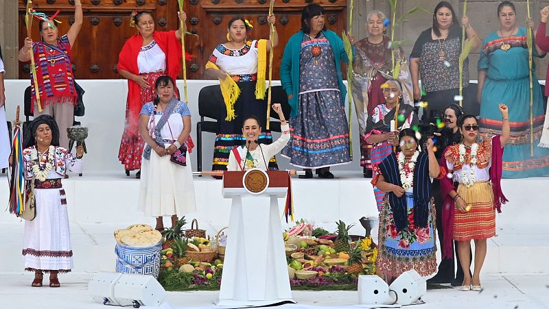 Claudia Sheinbaum se convierte en la primera presidenta de México: "Es tiempo de transformación, es tiempo de mujeres"