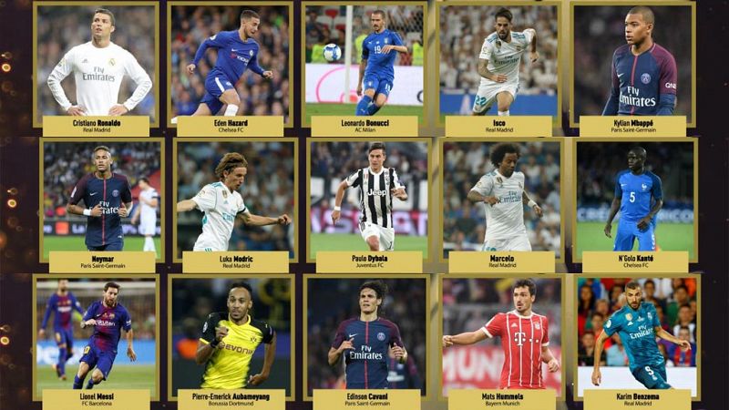 Messi, Cristiano y Neymar lideran la lista de candidatos al Balón de Oro