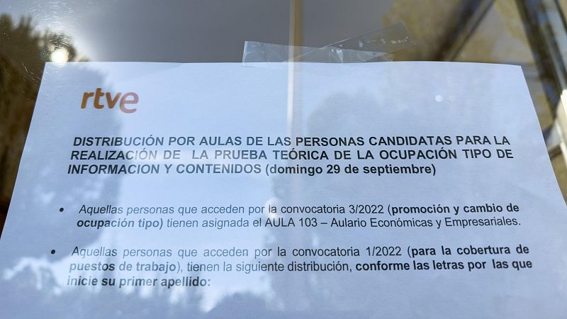 RTVE cambia el modo de elaborar el examen de la oposición para reforzar las garantías: lo conocerán solo dos personas