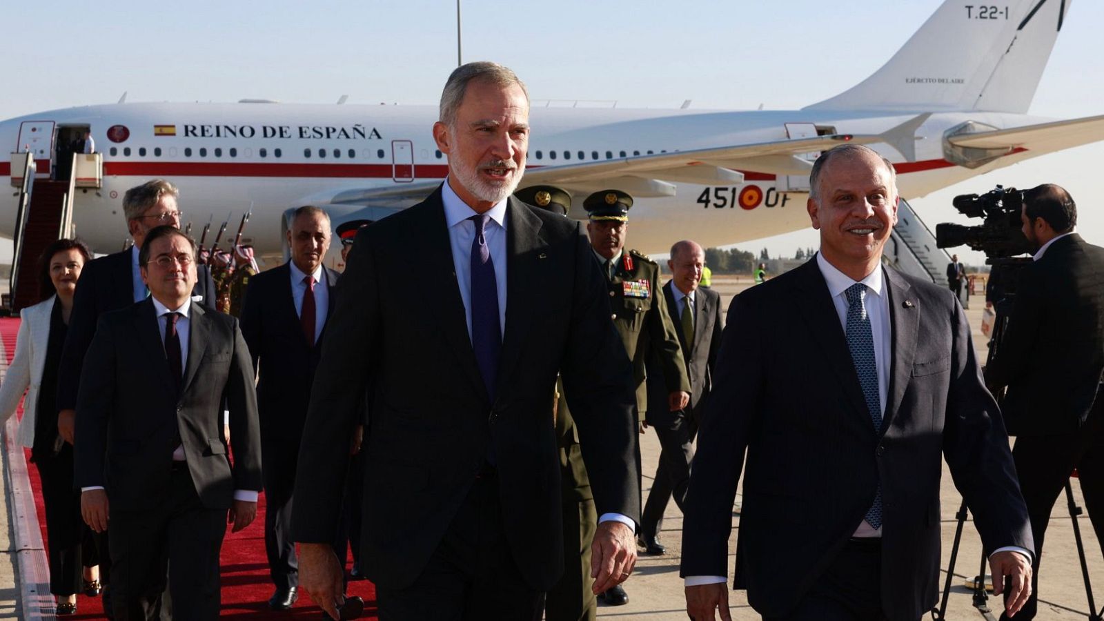 Felipe VI pide en Jordania que el conflicto en Oriente Medio | Ver