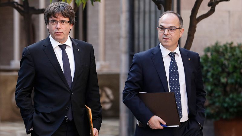 Turull afirma que todo el Govern comparte "al 100%" lo que va a decir hoy Puigdemont en el Parlament