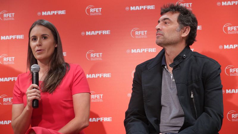 Los nuevos capitanes del tenis español afrontan con "muchísima ilusión" la Davis y la Copa Federación