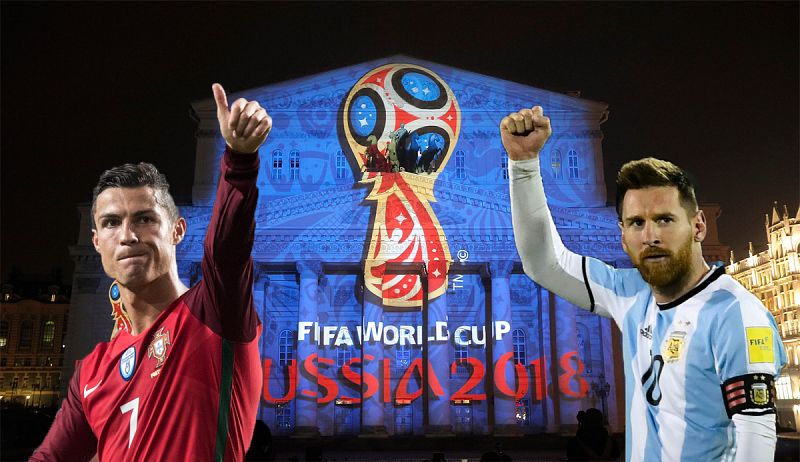 Cristiano y Messi lucharán en Rusia por la hegemonía mundial