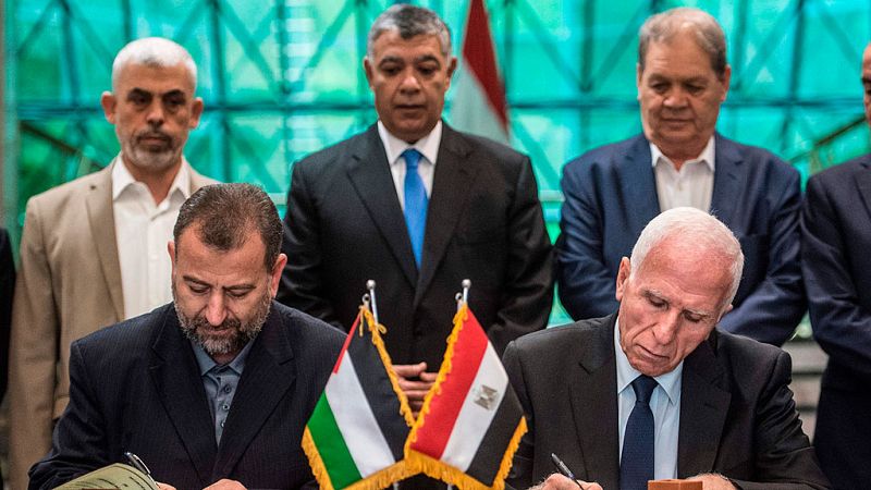 Hamás y Fatah alcanzan un acuerdo de reconciliación