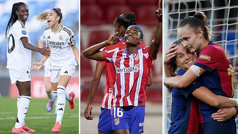 Los 'super derbis' de la Liga F marcan la sexta jornada de la competicin con un tro imbatido en cabeza