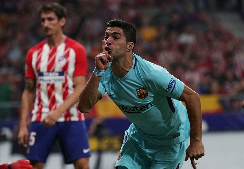 Suárez acaba con la ilusión de un Atlético conformista