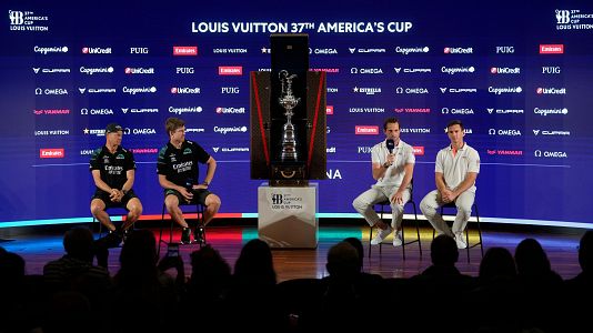 37� Copa del Am�rica: los timoneles de Team New Zealand e INEOS Britannia