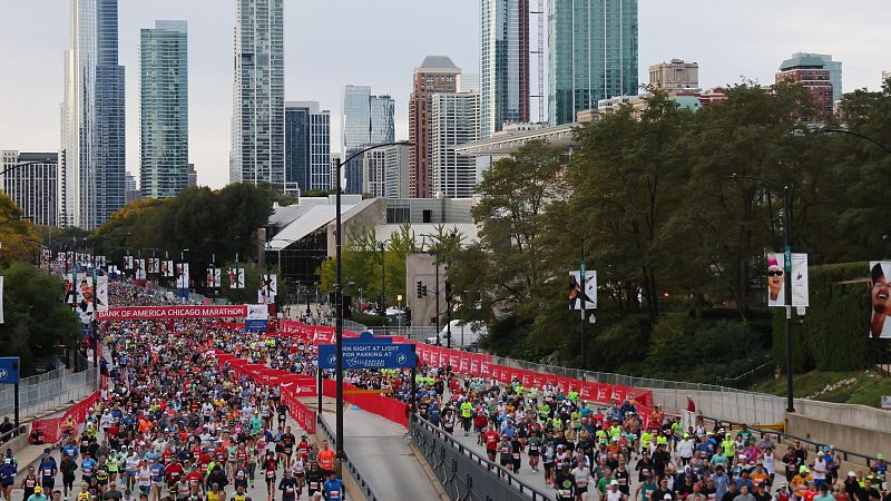 Hora y dónde ver en TV gratis el Maratón de Chicago 2024