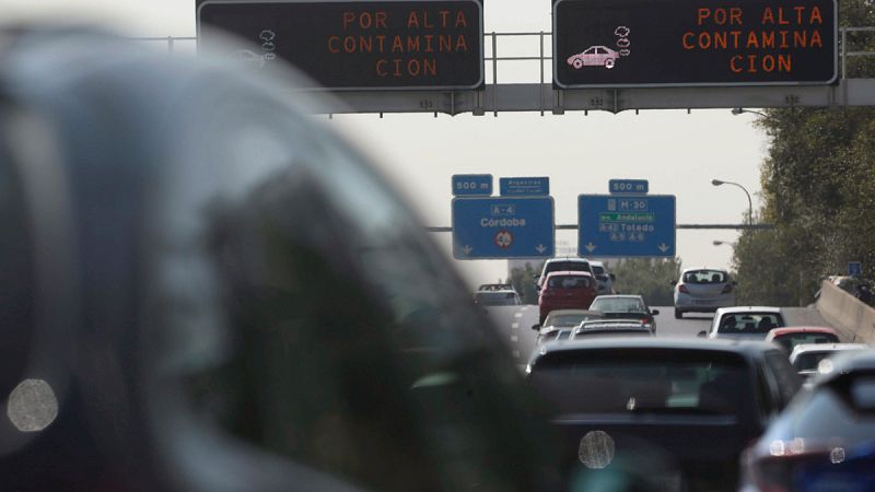 Madrid desactiva el protocolo de contaminación, por lo que este lunes se podrá circular sin limitaciones