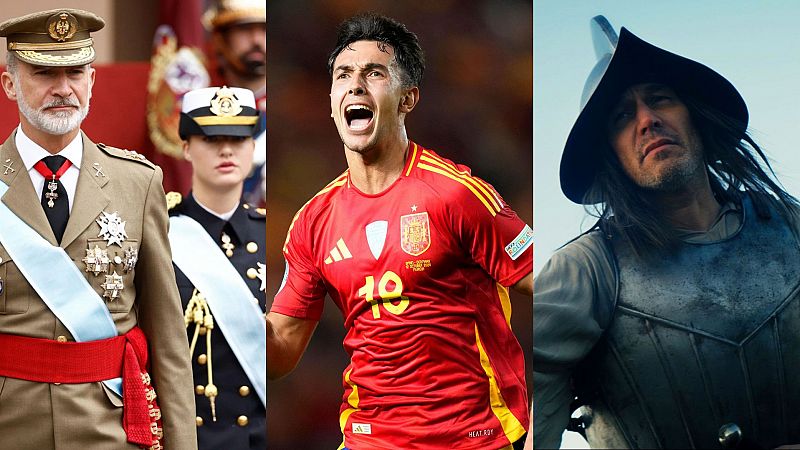 La 1 lidera el sábado (18,6%) con el Desfile de la Fiesta Nacional, el fútbol de la Selección y el documental 'Colón ADN'