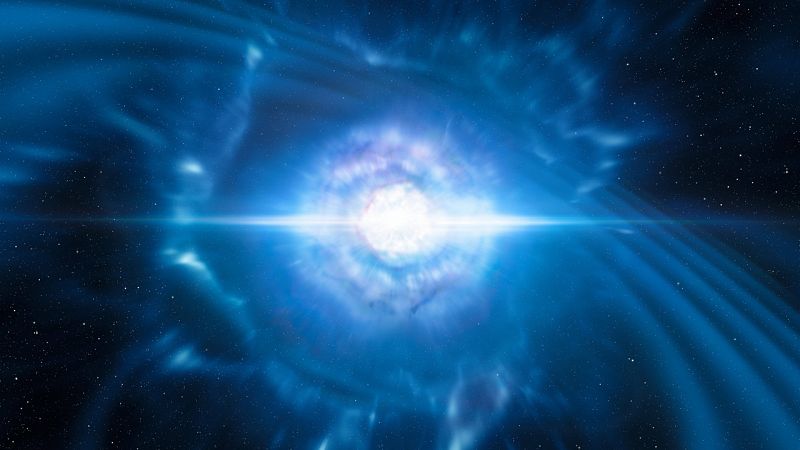 Observan por primera vez luz y ondas gravitacionales de un evento cósmico