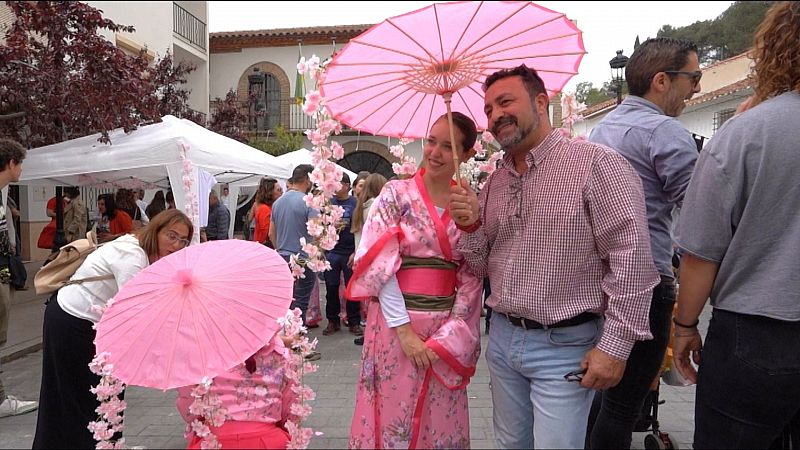 Alfarnate: el pueblo malagueño que celebra la fiesta tradicional japonesa del Hanami