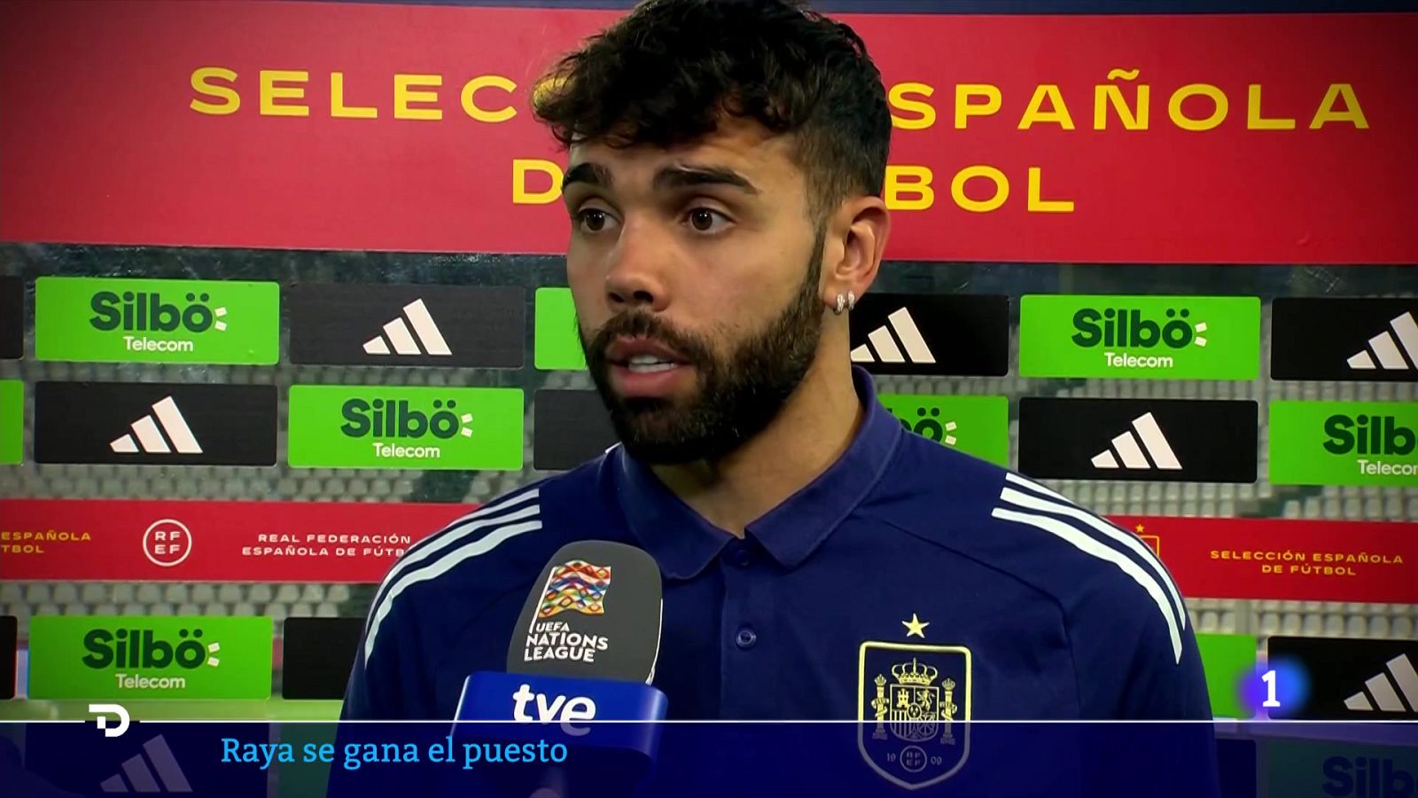 David Raya sobre la titularidad, a TVE: "Todo jugador quiere representar a su país y ponerle la vida difícil al míster" | Ver