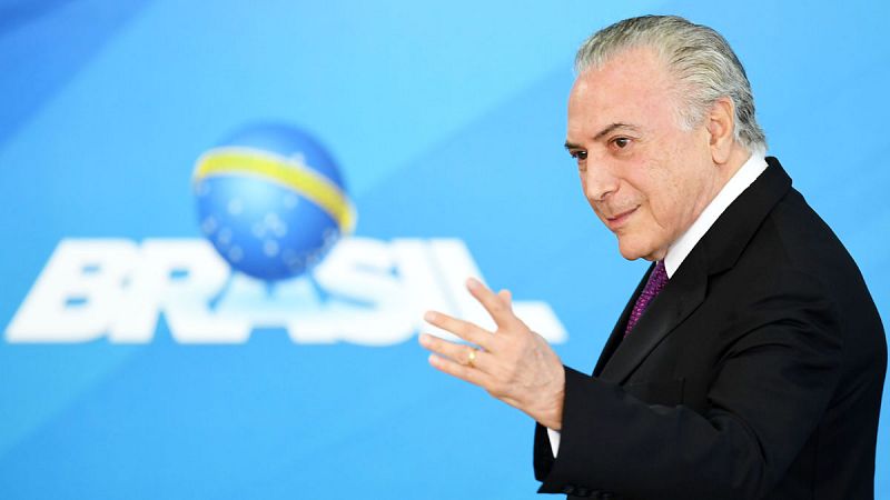 La Cámara baja de Brasil rechaza los cargos de corrupción contra Temer