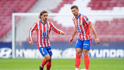 El Atleti, pendiente de Pablo Barrios, pierde a Lenglet 5 partidos