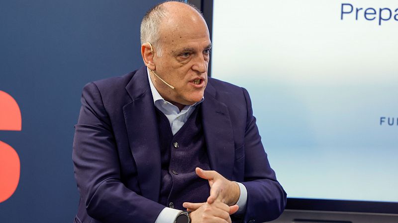 Tebas: "Estamos trabajando para que se disuelva judicialmente al Frente Atlético"