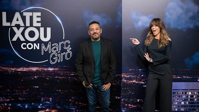 Lara lvarez y Pepn Nieto, en 'Late Xou con Marc Gir'