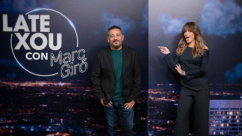 Lara Álvarez y Pepón Nieto, en 'Late Xou con Marc Giró'