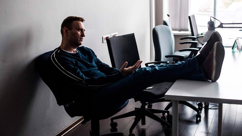 El líder opositor ruso Alexéi Navalny, en libertad tras cumplir 20 días de arresto