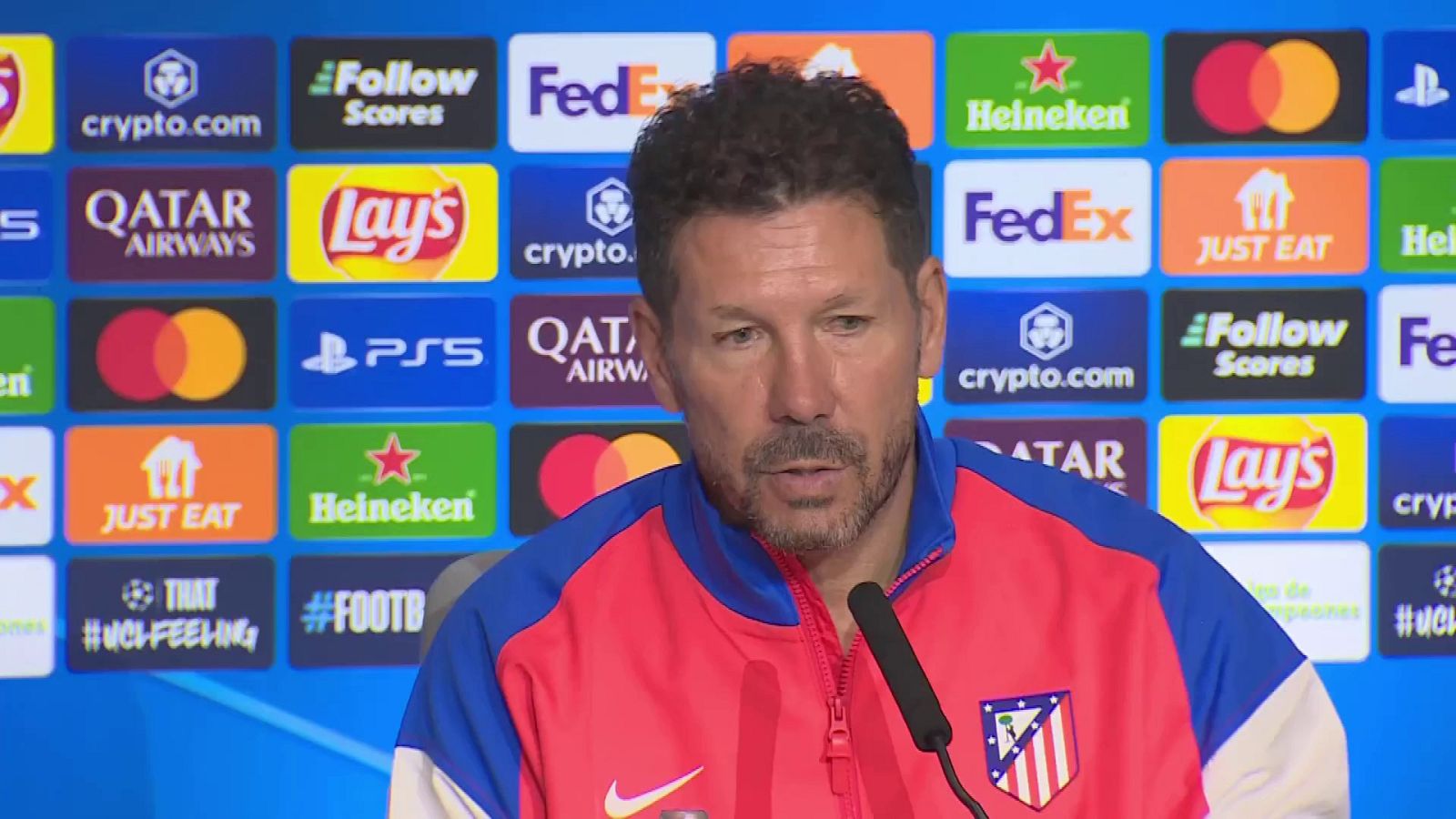 Simeone: "No creo que Courtois me deba nada" - Fútbol | Ver