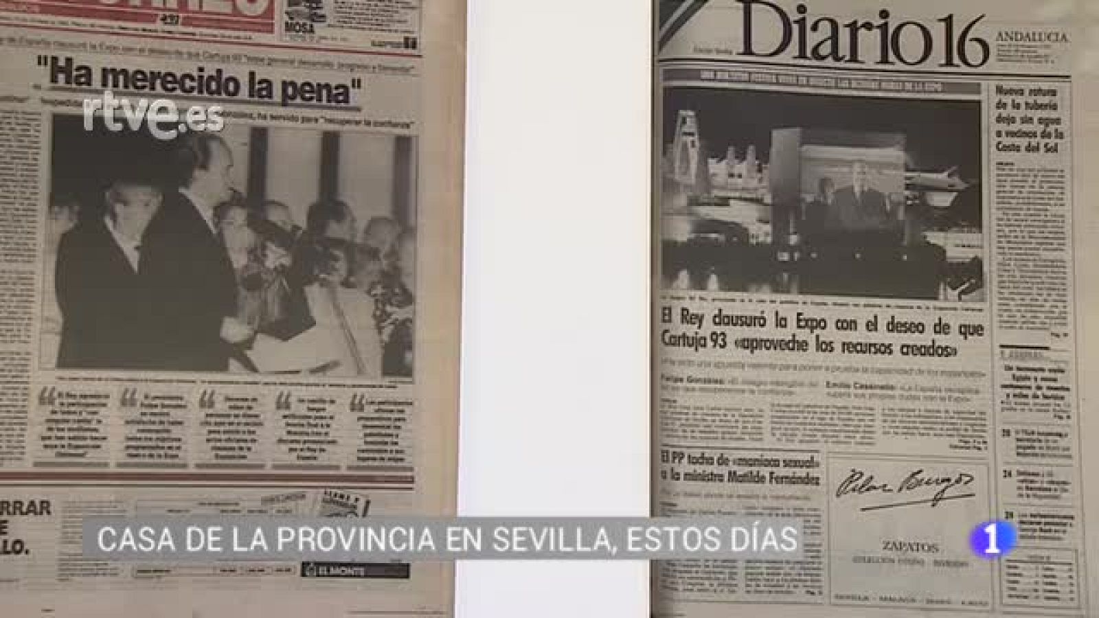 Una muestra en Sevilla recorre la Expo 92 a través de los periódicos de la época | Ver