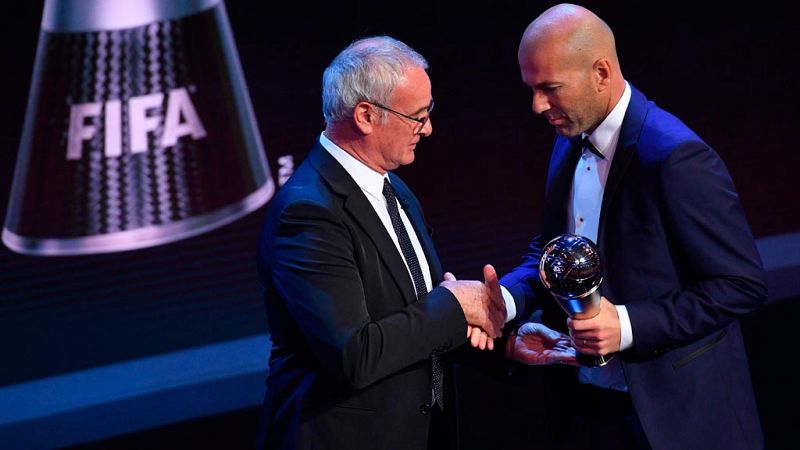 Zinedine Zidane, premio 'The Best' al mejor entrenador