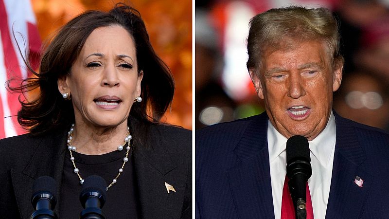 Harris y Trump intercambian insultos: la demócrata cree que es un "fascista", y el republicano la tacha de "mente retorcida"