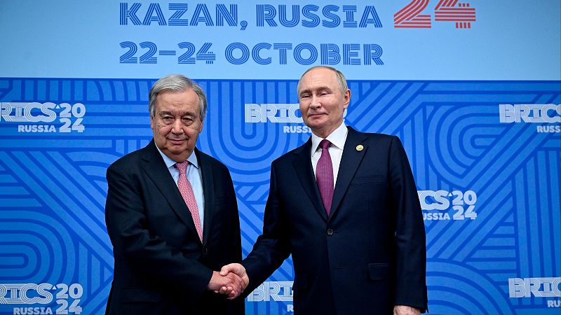 Guterres reitera a Putin que la invasión de Ucrania es "una violación de la carta de la ONU" y pide la paz