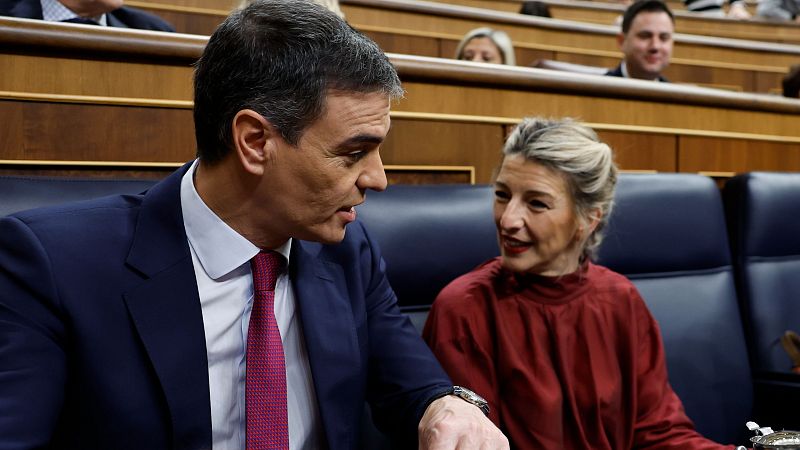 Sánchez asegura que Sumar ha actuado "con contundencia" en el caso Errejón e insiste en que no se reunió con Aldama