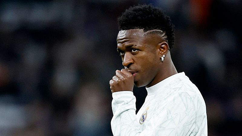 Vinícius condena los insultos racistas a jugadores del Barcelona: "Lamentable lo ocurrido en el Bernabéu"