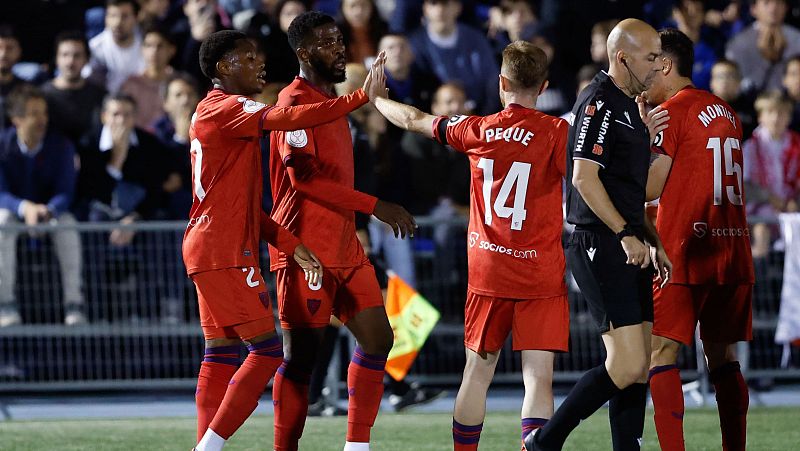 El Sevilla gana con lo justo en Las Rozas y pasa a la segunda ronda de la Copa del Rey