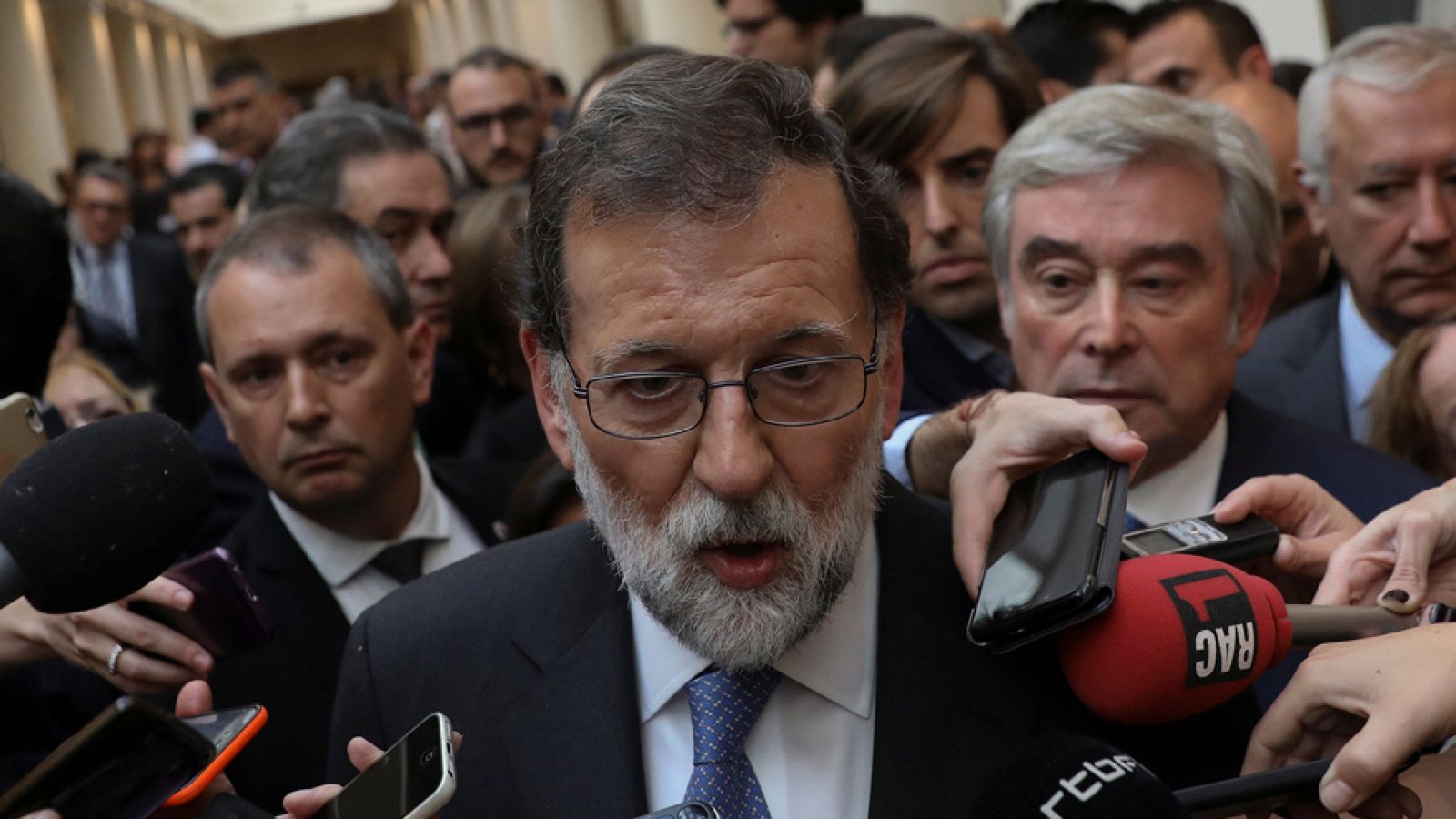 Rajoy: "El Estado reaccionará y estará a la altura de las circunstancias" - Especiales informativos | Ver