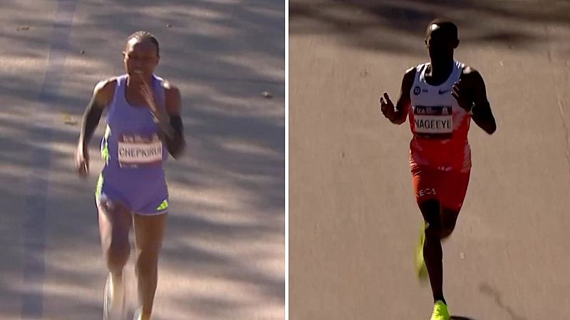 Sheila Chepkirui y Abdi Nageeye se coronan en el maratn de Nueva York